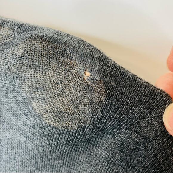 Madewell Grey Tie Front Sweater Sz XS - Picture 4 of 4